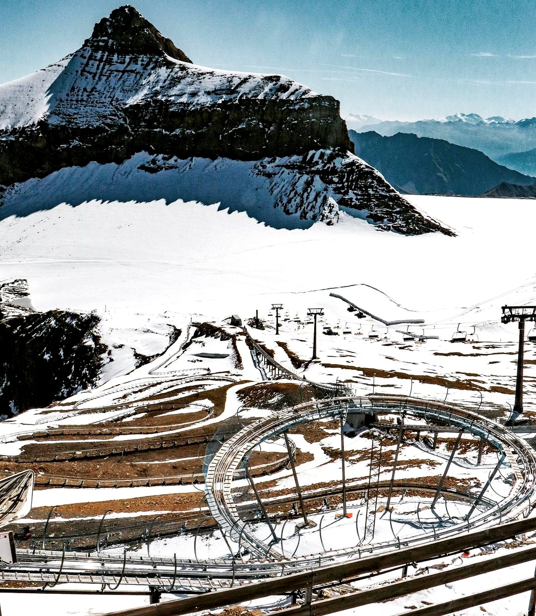 Alpine coaster Glacier 3000