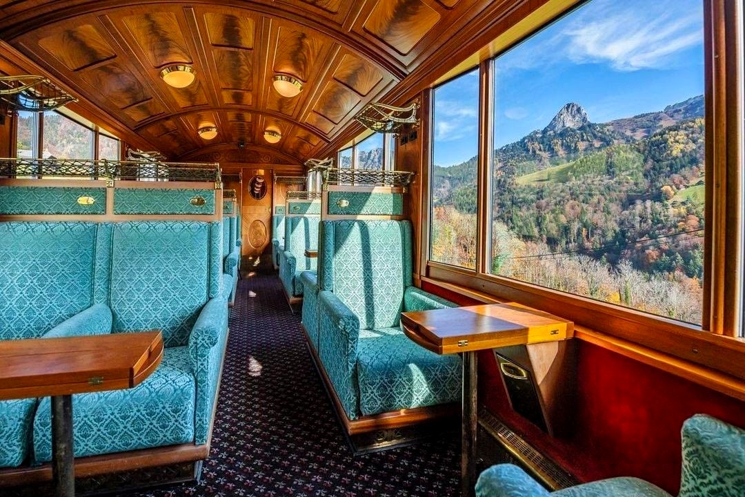 Interior of the Belle Epoque Train