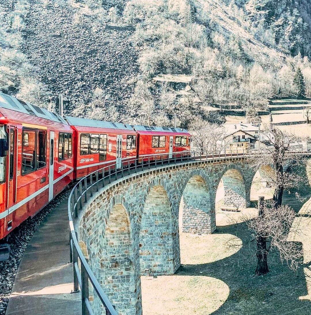 Ride on a panoramic train