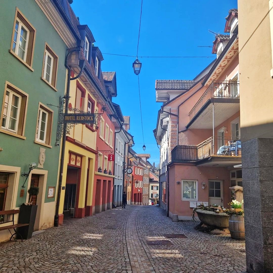 Laufenburg's alley in German side