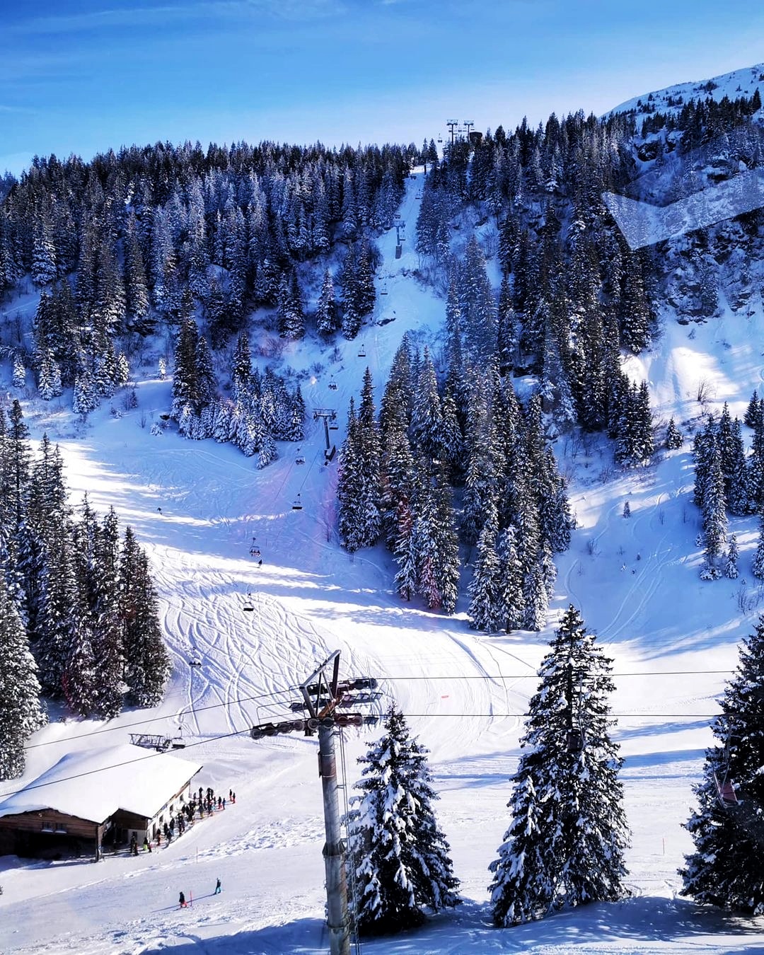 The ski resort