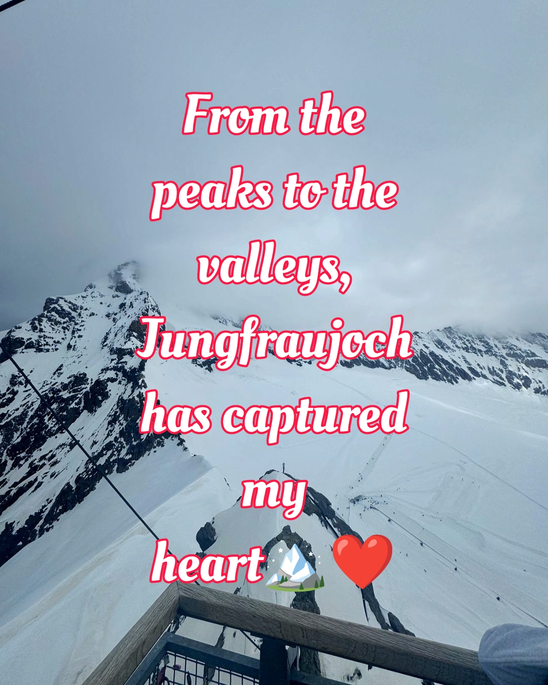 Best Jungfraujoch captions