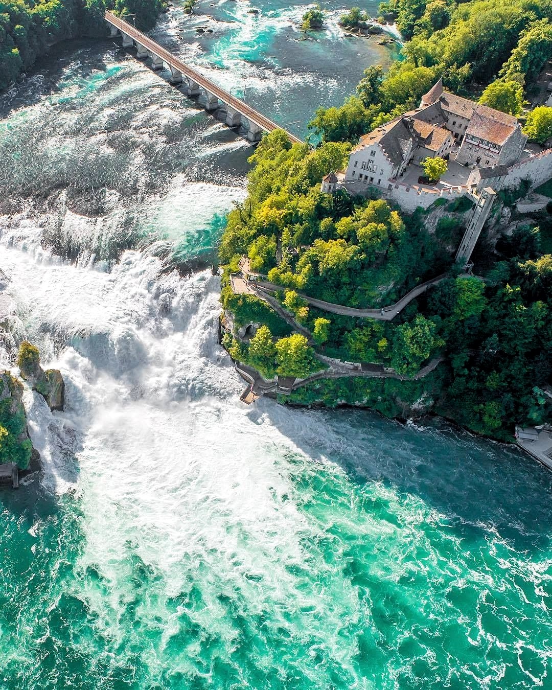 Rhine Falls Captions