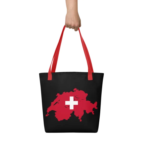 Switzerland Map Tote Bag - Image 3