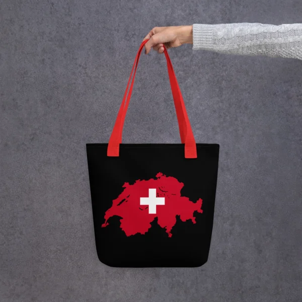 Switzerland Map Tote Bag - Image 2