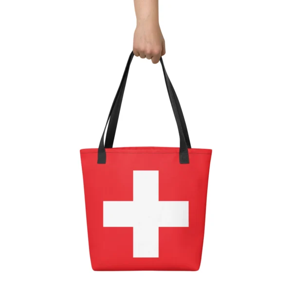 Switzerland Flag Tote Bag - Image 4